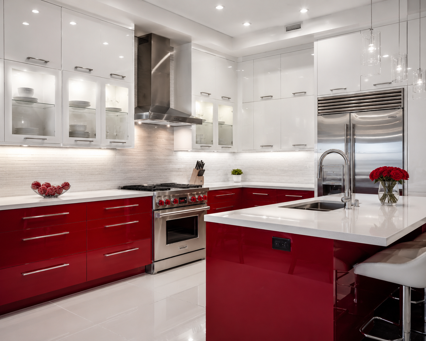 Finished kitchen renovation open concept